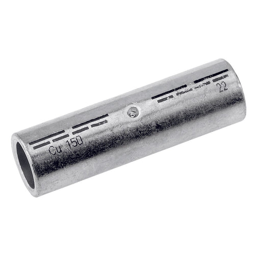 Cimco Werkzeuge - Verbinder für Cu-Leiter zum Verpressen Pressverbinder 183702 16qmm, Länge 50mm − 100 Stück