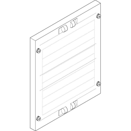 ABN - Abdeckung für Verteilerfeld Abdeckplatte FAP12695N 250x300mm 1FB/2RED02