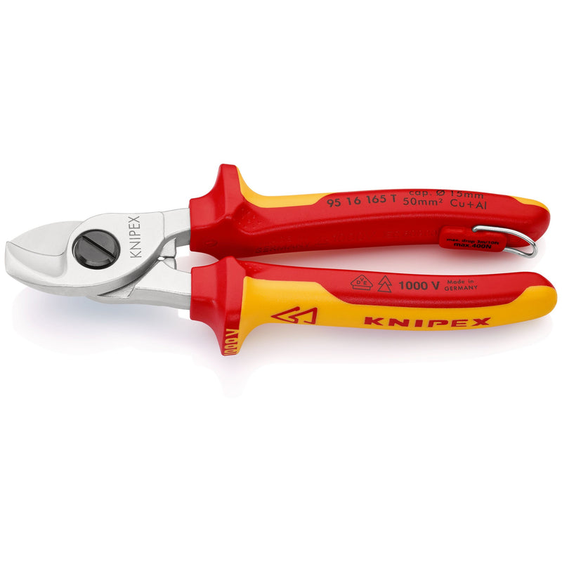 Knipex - Kabelschere 95 16 165 T − 1 Stück