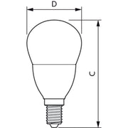 Philips Lighting - LED-Lampe/Multi-LED LED-Tropfenlampe E14 CorePro lu #31304000 matt