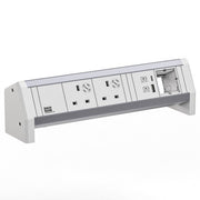 Bachmann - Multi-Tischsteckdose Steckdosenleiste 9.020.310 DESK 2xUK 45°