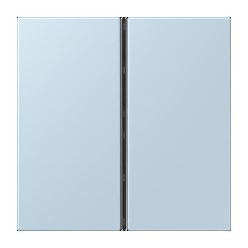 Jung - Abdeckung/Bedienelement für Installationsschalterprogramme Tastensatz 2fach LC 402 TSA 208 outremerclair