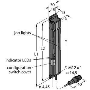 Turck - Kapazitiver Näherungsschalter Bestückungssensor PVA100N6EQ Pick-to-Light