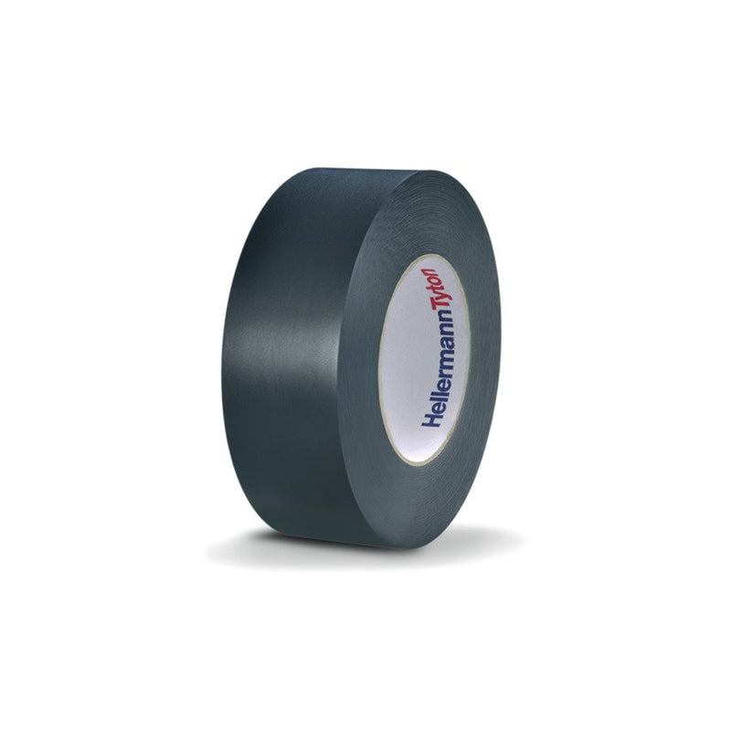 HellermannTyton - Klebeband PVC-Isolierband FLEX25-19x33 BK 19mmx33m, schwarz
