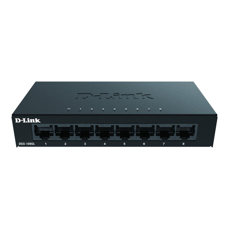 DLink - Netzwerk Switch 8-Port Gigabit Switch DGS-108GL/E ohne IGMP