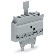 WAGO - Bauelementestecker Sicherungsstecker 2006-931/1099-541 Einsatz " x 1",grau − 25 Stück