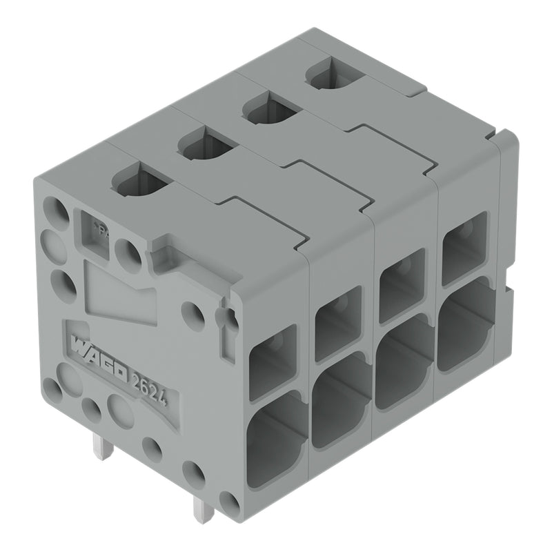 WAGO - Leiterplattenklemme 2624-1102 4mm² − 200 Stück