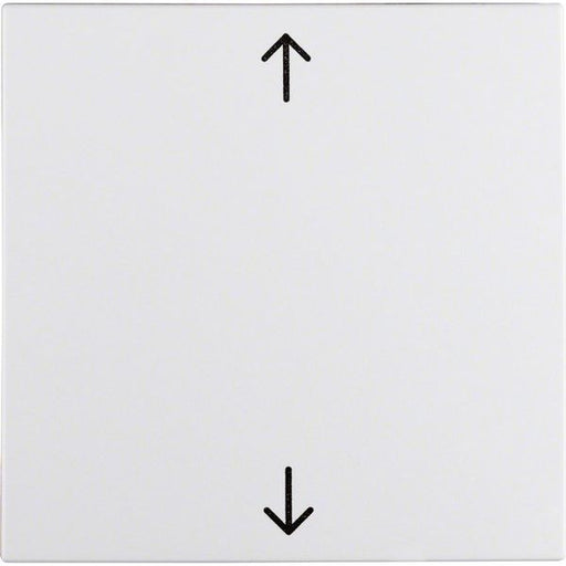 Berker - Abdeckung/Bedienelement für Installationsschalterprogramme Wippe pws 16201919 Symbol Pfeil