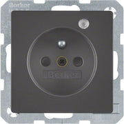 Berker - Steckdose anth/sa 6765096086 m.Schutzkontaktstift