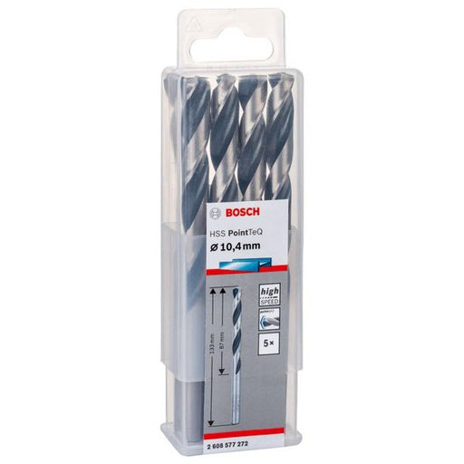 Bosch - Bohrer Metallspiralbohrer HSS 2608577272 PointTeQ DIN 338