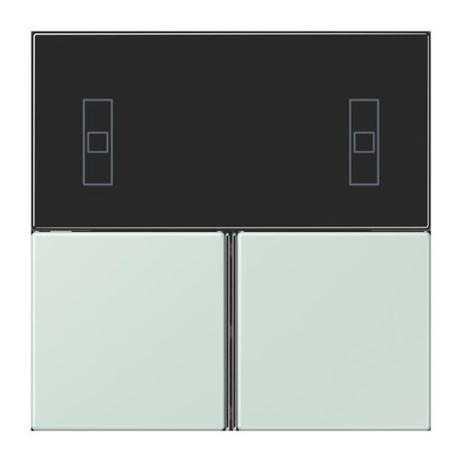Jung - Abdeckung/Bedienelement für Installationsschalterprogramme Tastensatz 3fach LC 4093 TSA 215 ceruleen pale