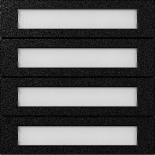 Gira - Funktionsmodul für Türkommunikation Ruftastenmodul 4f sw 5534925