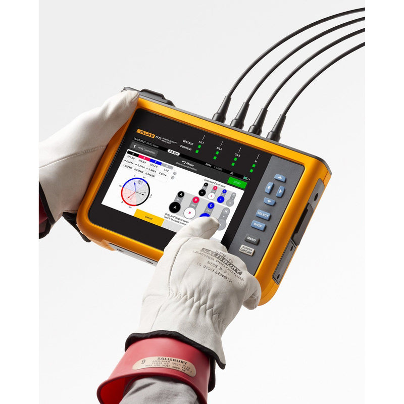 Fluke - Netz- und Leistungsanalysator Netzqualitätsanalysator FLUKE-1773/BASIC o. Stromsensoren