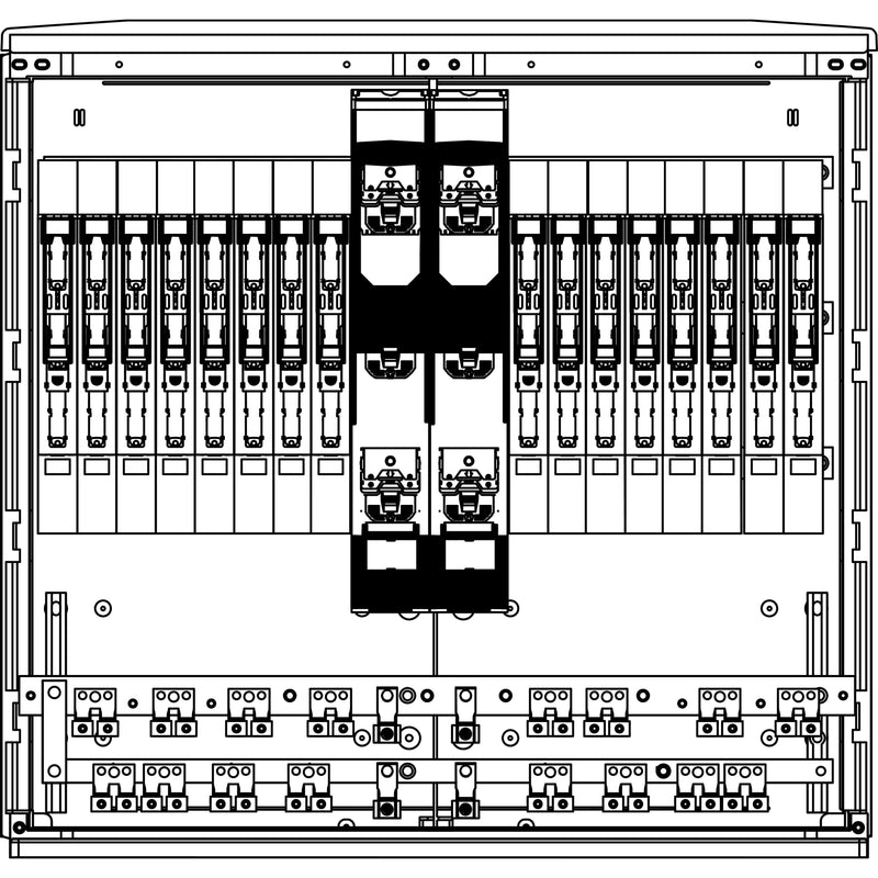 Elsta Mosdorfer - Kabelverteilerschrank LS82S.26V08 mit Sammelschienen