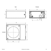 EVN Lichttechnik - Decken-/Wandleuchte Wandleuchte WWL541553 anthrazit