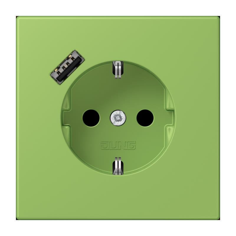 Jung - Steckdose SCHUKO Steckdose LC 1520-18 A 220 vert 31 (32051)