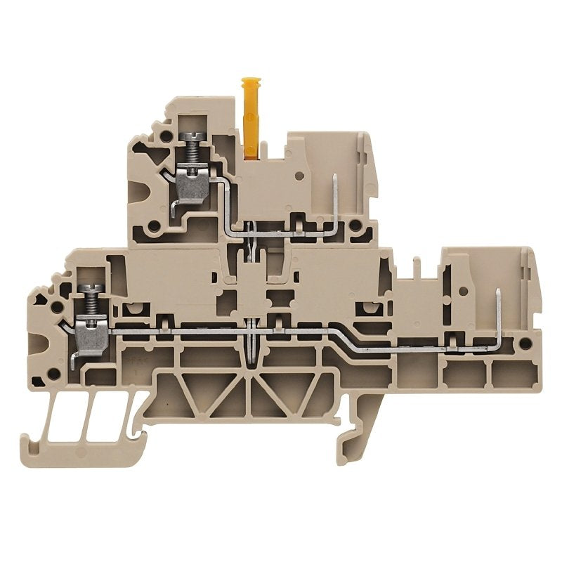 Weidmüller - Durchgangs-Reihenklemme Klemme WDT 2.5/2 V Schraubansch.,2.5mm² − 50 Stück