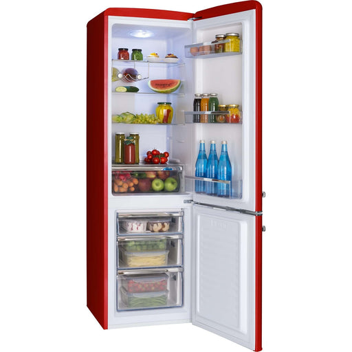 Amica - Kühl-/Gefrierkombination Kühl/Gefrierkombi KGCR 387 100 R ch-rt RETRODESIGN