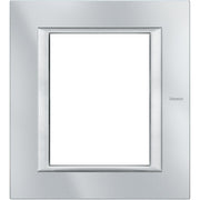 Legrand (BT) - Abdeckrahmen Axolute Rahmen 3+3Modul HA4826HC alu grau