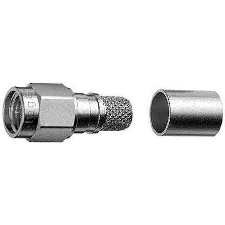 Telegärtner - Koax-Steckverbinder SMA-Kabelstecker cr/cr AU 100024639 G44 (1.1/2.95) − 5 Stück