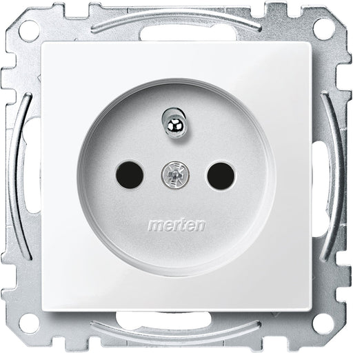Merten - Steckdose pws/gl MEG2600-0319 Schuko.stift BRS