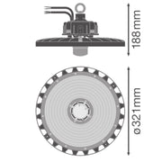 Ledvance - Hallen-Reflektorleuchte LED-Hallenleuchte m.Sensor HBSENP147W84070DIP65 840, 70Gr. − 1 Stück