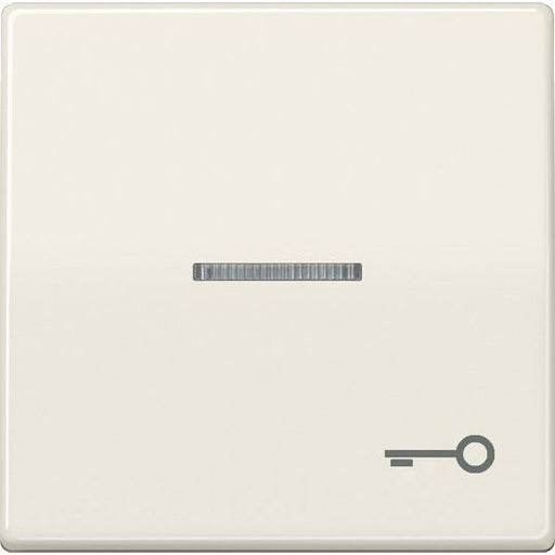 Jung - Abdeckung/Bedienelement für Installationsschalterprogramme Wippe Sym.TÜR/Lichtl.ws AS 591 KO5T für beleuchtb.Taster