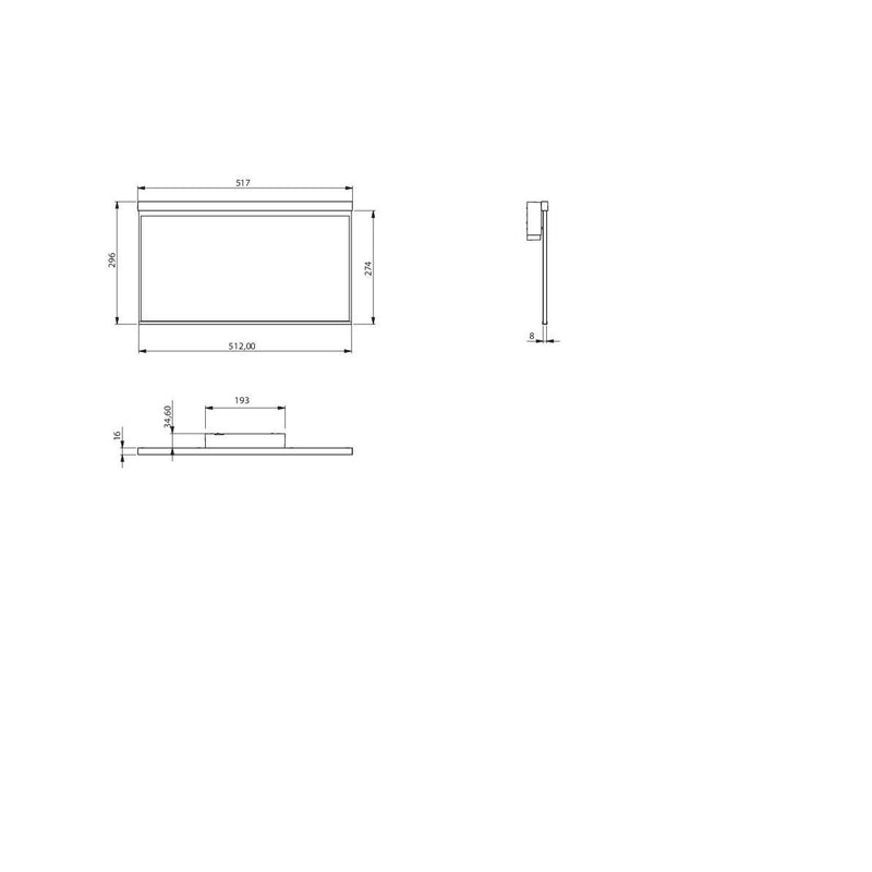 RP-Technik - Sicherheitsleuchte LED-Rettungszeichenleuchte AGW009ML-AZ ZB + ML, anthrazit