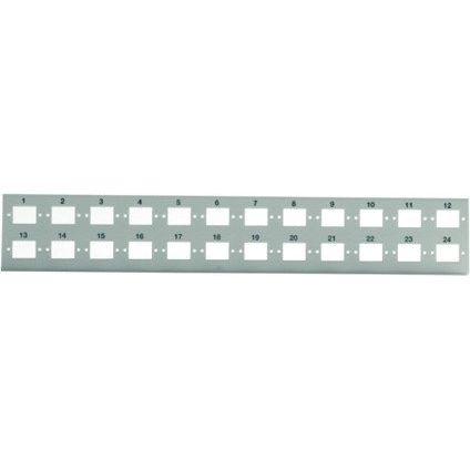 Telegärtner - Patchpanel LWL Verteilerplatte 100021543 f.24 LC-D-Kupplungen