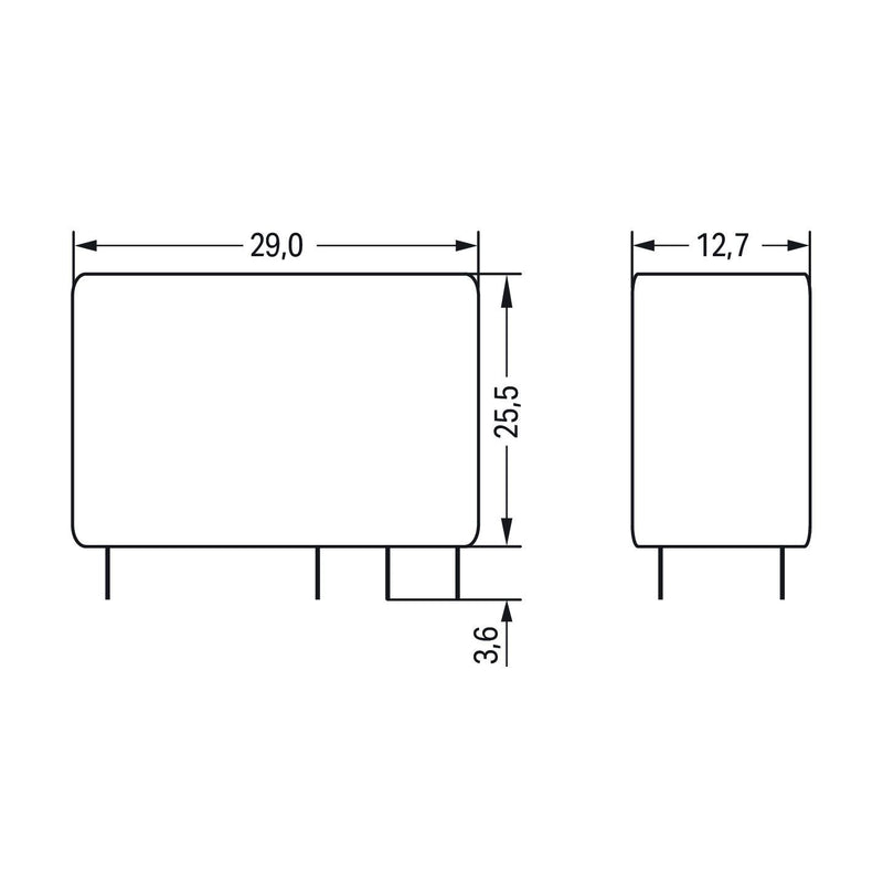 WAGO - Schaltrelais Elementarrelais 788-946 AC 24V,2Wechsler − 8 Stück