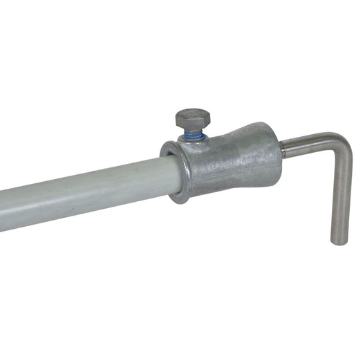 DEHN - Zubehör/Ersatzteile für Erdung und Blitzschutz Befestigungs-Adapter BA90 RD8 BB16 V2A ZG 90 Grad NIRO