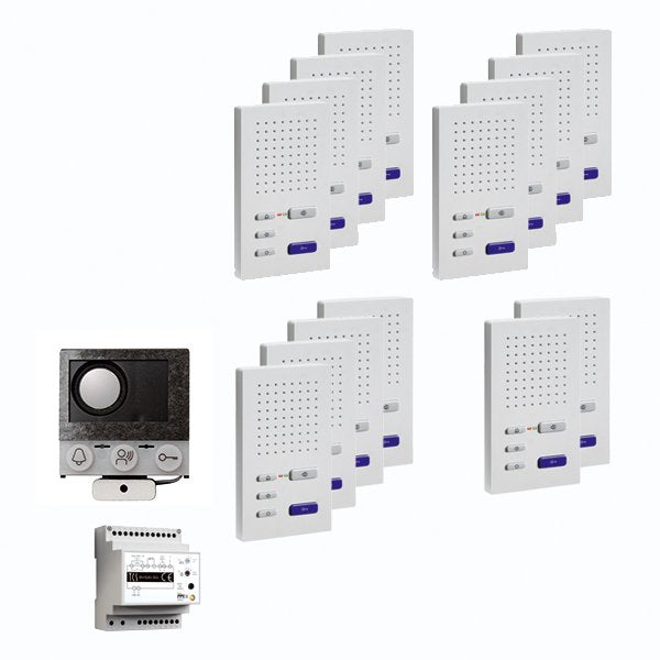TCS Tür Control - Türsprech-Set audio:pack Einbau PAIF140/004 für 14 Wohneinheit