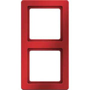 Berker - Abdeckrahmen Rahmen rot, samt 10126062 2-fach
