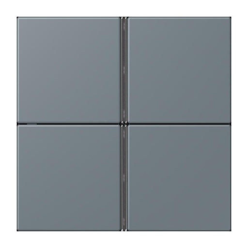 Jung - Abdeckung/Bedienelement für Installationsschalterprogramme Tastensatz 4fach LC 404 TSA 251 gris 59