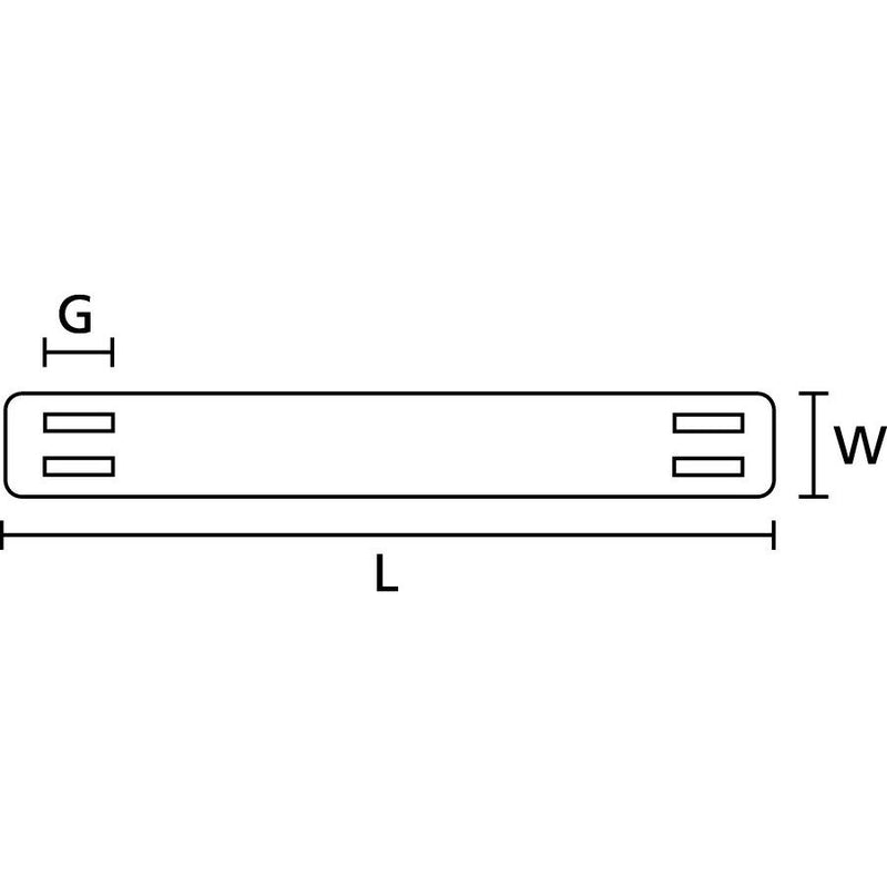 HellermannTyton - Kabelmarkierungssystem Kennzeichnungsschild AT2-N66-BK − 100 Stück
