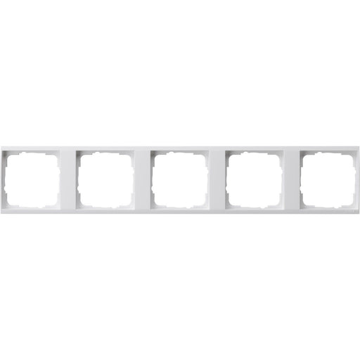 Gira - Zubehör/Ersatzteile für Installationsschalterprogramme Tragplatte 5-fach 1465723 klar rws