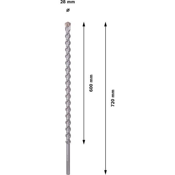 Bosch - Bohrer PRO SDS max-9 Natural 1618596503 Stone Bohrer 28 x