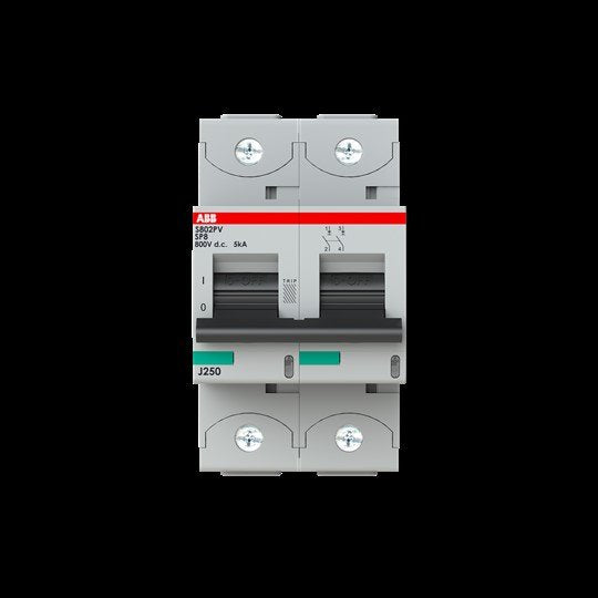 ABB Stotz S&J - Leitungsschutzschalter Strangsicherung S802PV-SP8 800V DC, 8A, 2-polig