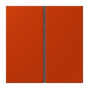 Jung - Abdeckung/Bedienelement für Installationsschalterprogramme Tastensatz 2fach LC 402 TSA 244 rouge vermillon 59