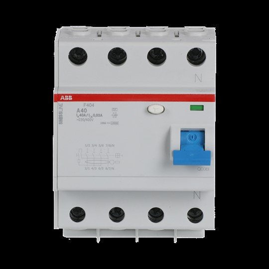 ABB Stotz S&J - Fehlerstrom-Schutzschalter Fehlerstromschutzschalter F404A40/0.03
