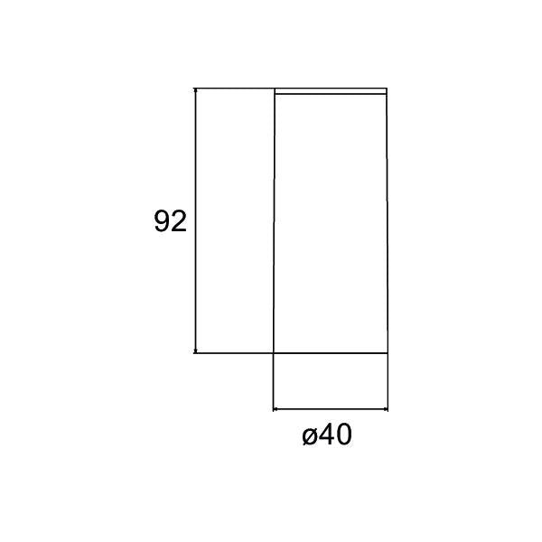 Brumberg Leuchten - Decken-/Wandleuchte LED-Anbauleuchte 230V 88814183 40Gr., 3000K