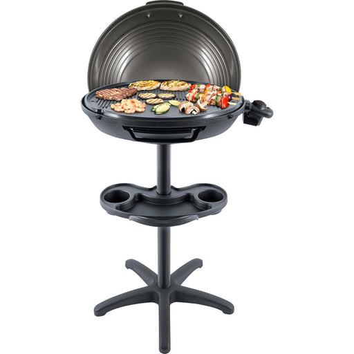 Steba - Grillgerät Barbecue-Säulengrill VG 325 sw/gr m.Windschutzhaube