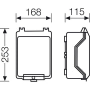 Hensel - Leergehäuse KV-Leergehäuse KG 9002 IN EB-Mass 133x205x95mm