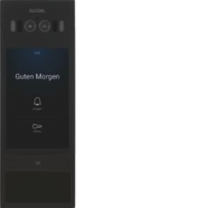 Elcom - Türstation für Türkommunikation Außenstation Video Touch RTQ520Y inkl.Kartenleser