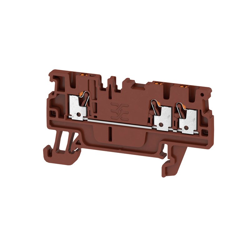 Weidmüller - Durchgangs-Reihenklemme Klemme A3C 1.5 BR PUSH IN, 1.5 mm² − 50 Stück