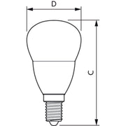 Philips Lighting - LED - Lampe/Multi - LED LED - Tropfenlampe E14 CorePro lu #31244900 matt