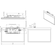 RP-Technik - Sicherheitsleuchte Rettungszeichenleuchte AXR408WL-AZ 8h, Wireless, anthr