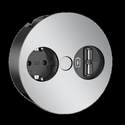 Bachmann - Multi-Tischsteckdose Steckdose TWIST 931.033 1xCEE7/3 1xUSB Charg