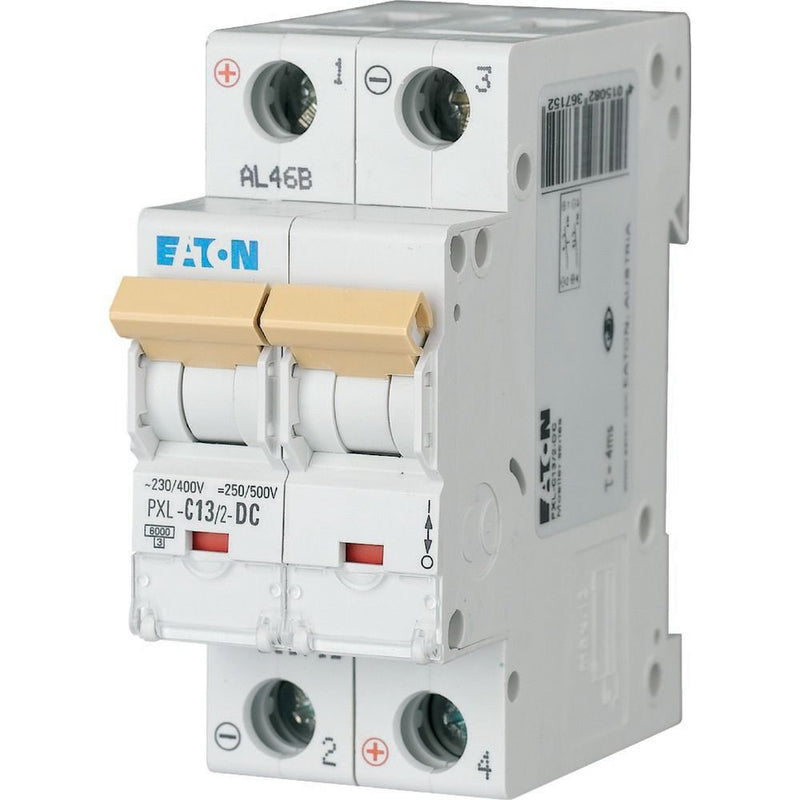 Eaton - Leitungsschutzschalter PXL-C13/2-DC 13A,2p,Steckkl.C, DC