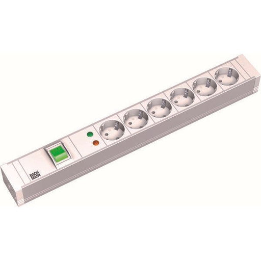 Bachmann - Power distribution unit (PDU) 19Zoll Steckdosenleiste 6f 333.605 PVC,1 Schalter,ÜSS